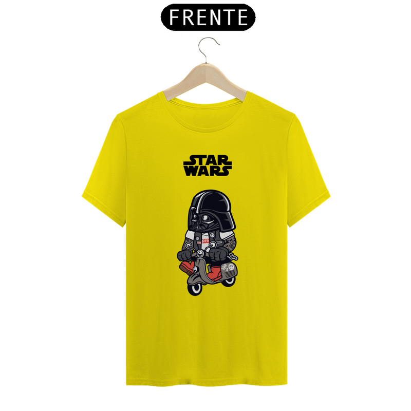 Camiseta Lord Darth Vader Cartoon Motoqueiro Star Wars Estampado Quality