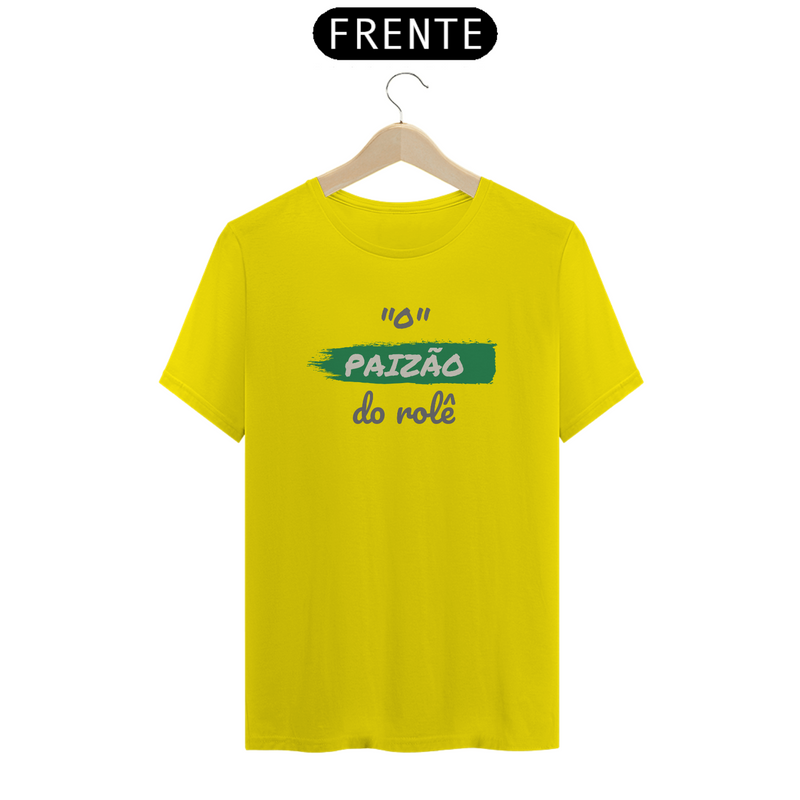 Camiseta Quality Estampa Frase - O Paizão do rolê