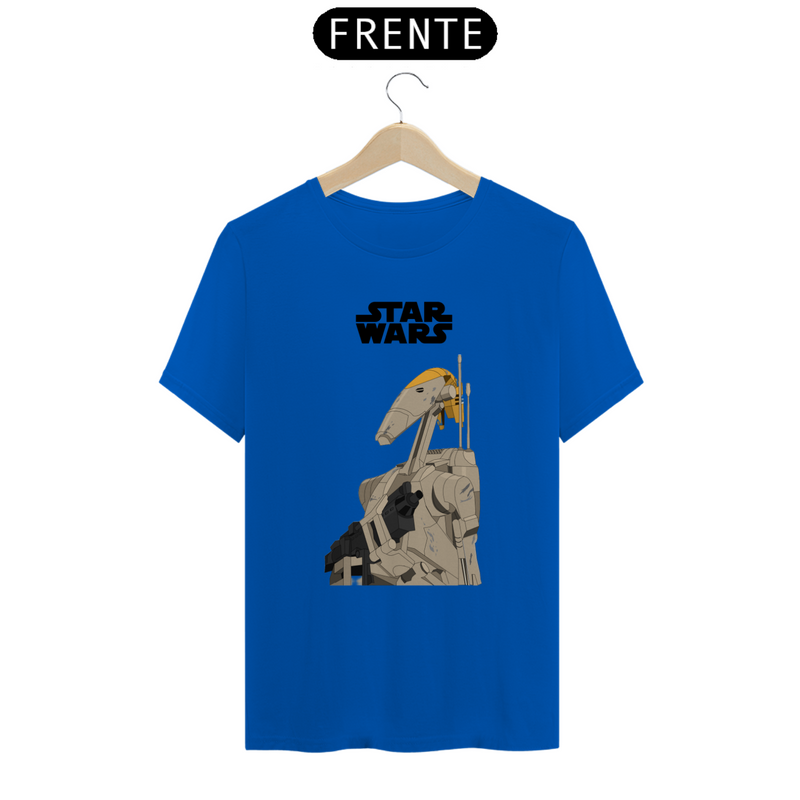 Camiseta Robô Androide B1 Star Wars Estampada Quality