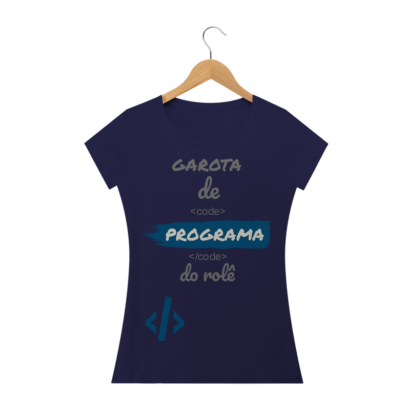 Camiseta Baby Long Quality Estampa Frase - Garota de Programa do rolê