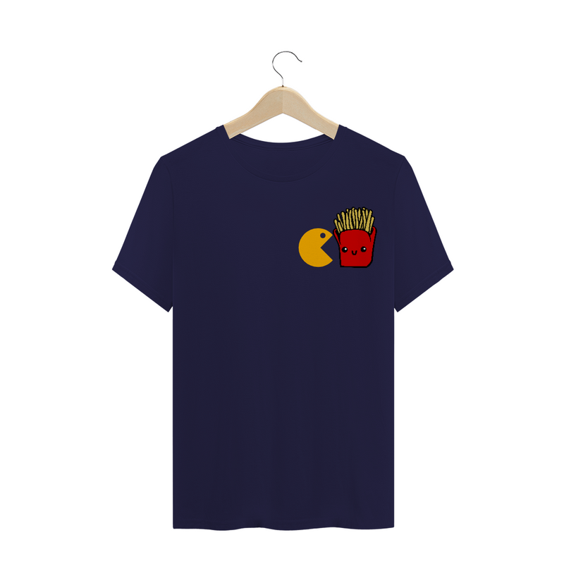 Camiseta Quality Estampa PAC-MAN com Fritas