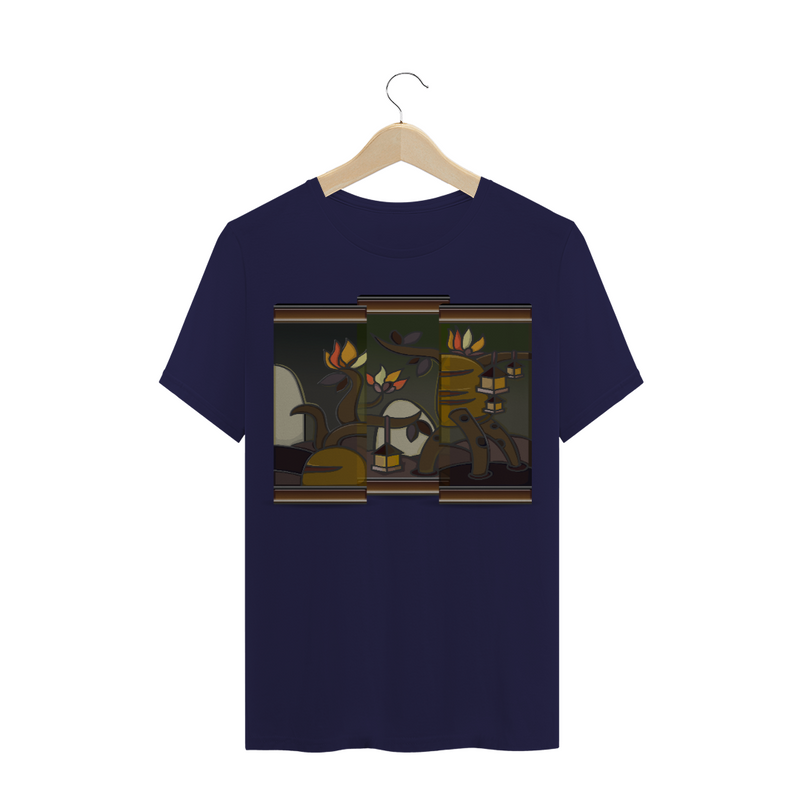 Camiseta Quality Masculina Estampa Quadro Artístico