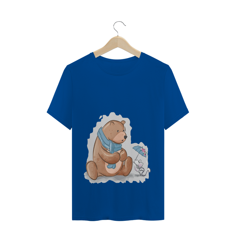 Camiseta Quality Estampa Urso Fofo