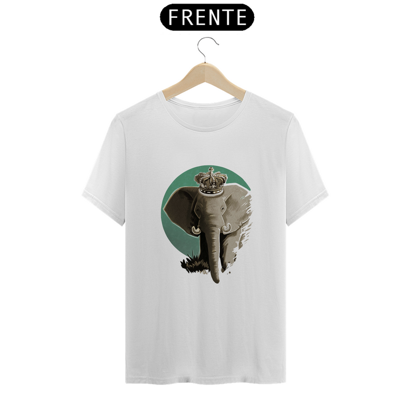 Camiseta Estampada Elephunk - Estampa Rei Elefante África Quality