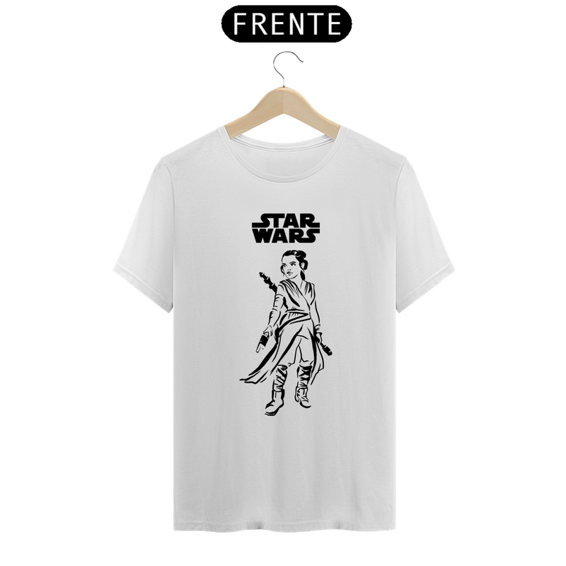 Camiseta Rey Star Wars Rey Daisy Ridley Estampada Quality