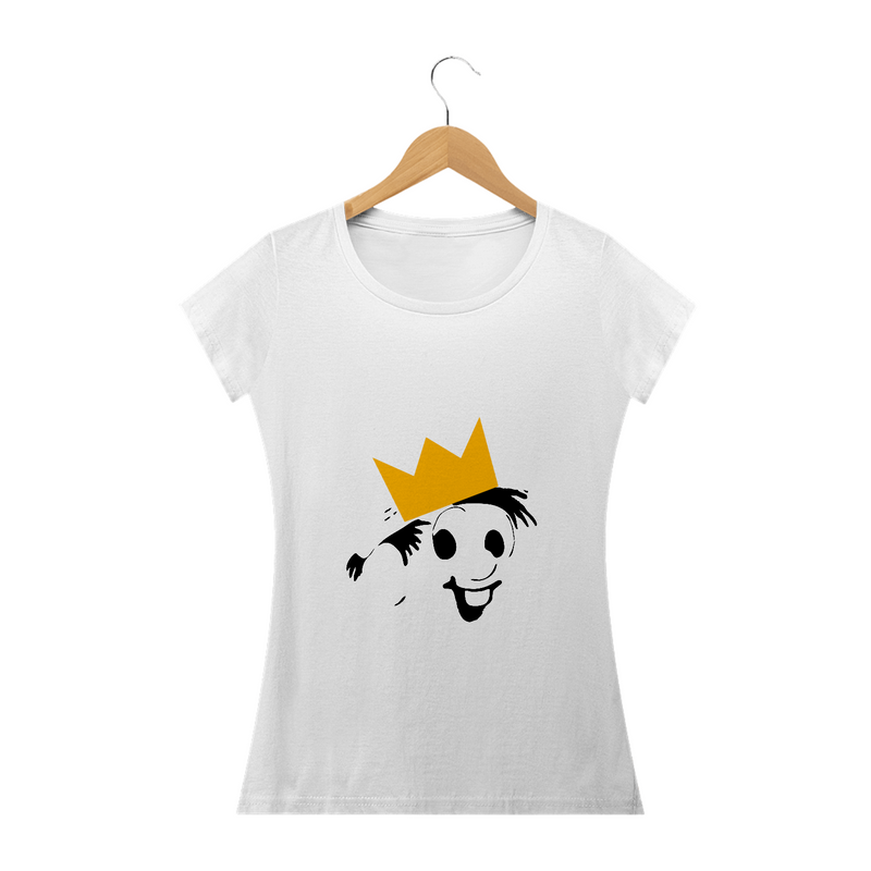 Chico Rei Camiseta Feminina Estampada BabyLong Quality