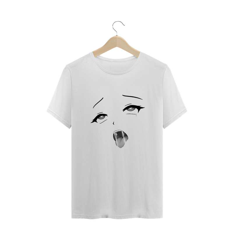 Camiseta Ahegao Princess Anime Hentai Estampada - Estampa Quality