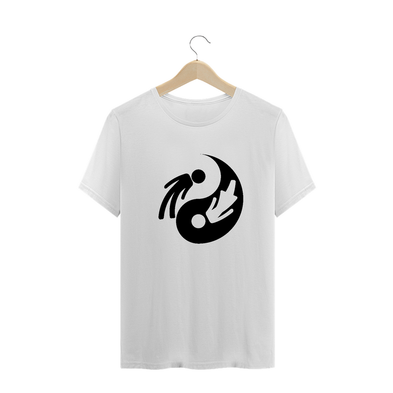 Camiseta Estampa Casal Yin and Yang Quality Estampada