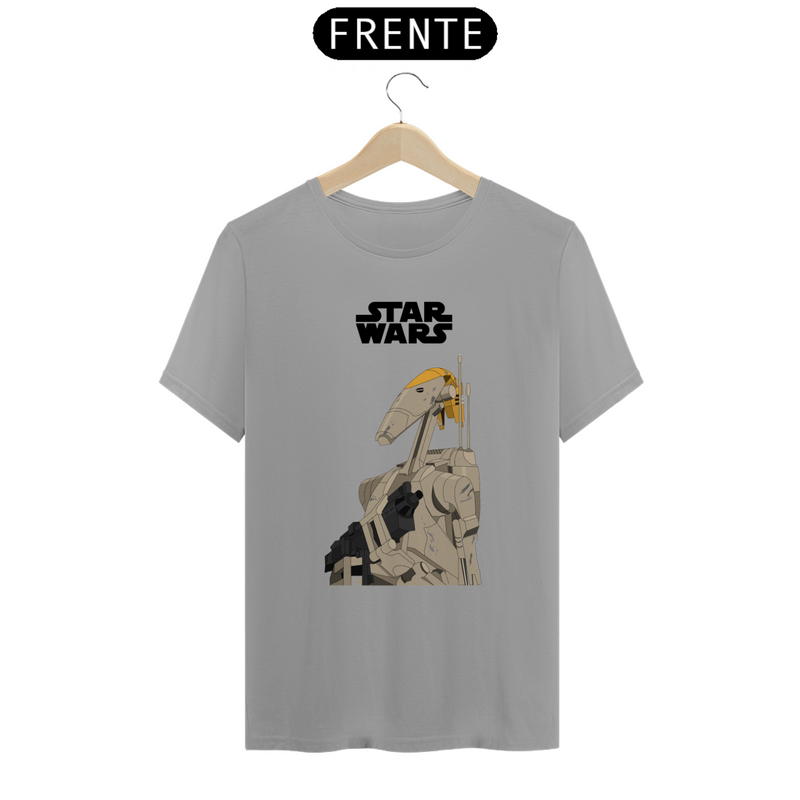 Camiseta Robô Androide B1 Star Wars Estampada Quality