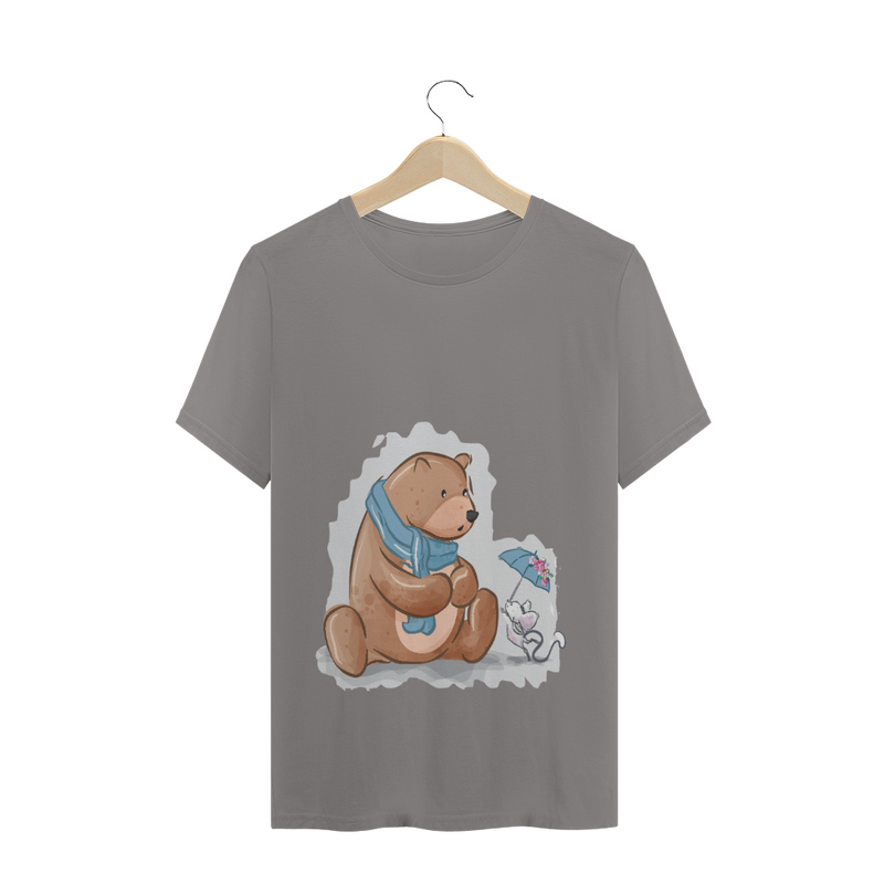 Camiseta Quality Estampa Urso Fofo