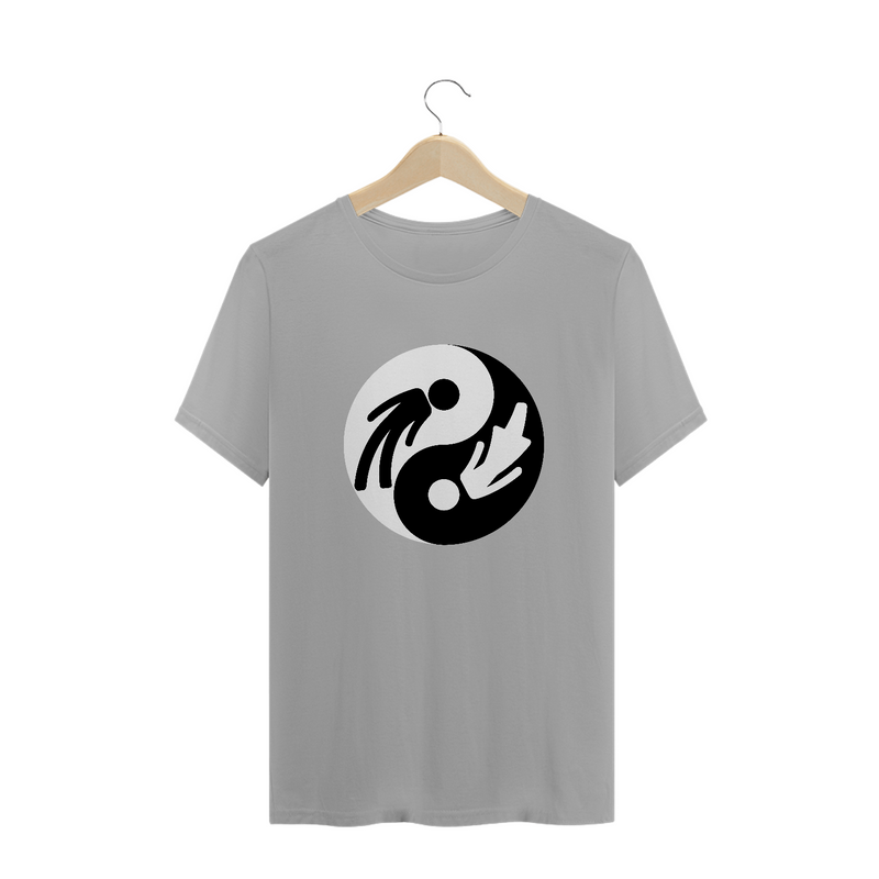 Camiseta Estampa Casal Yin and Yang Quality Estampada