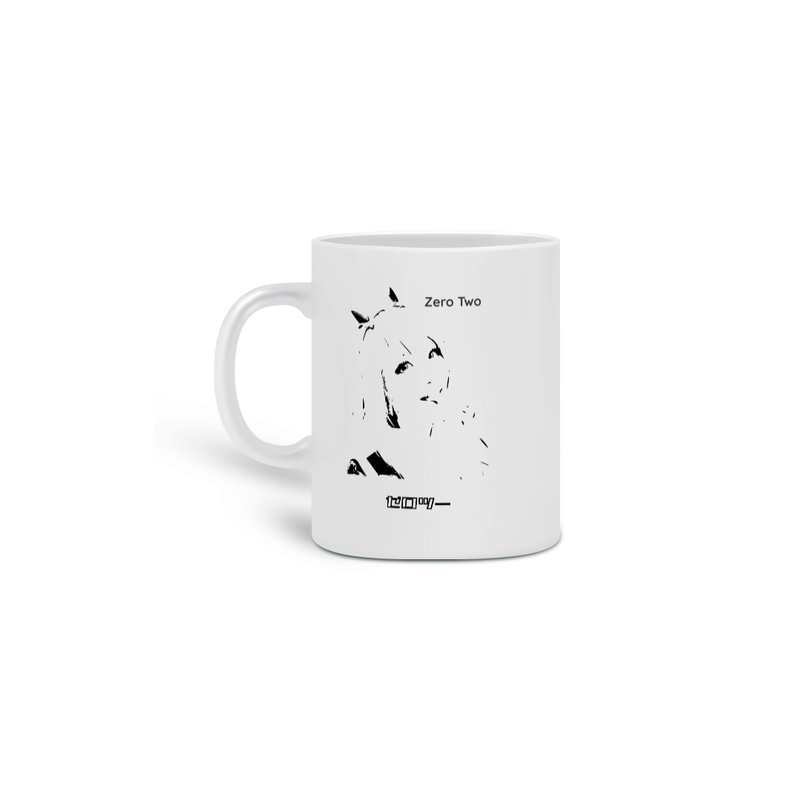 Caneca Cerâmica Estampa Anime - Zero Two: Darling in the FranXX