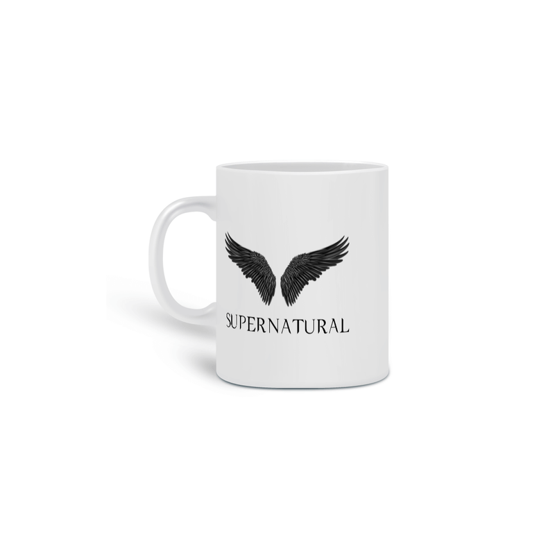 Caneca Cerâmica com Estampa da Série Supernatural - Sobrenatural Versão 2