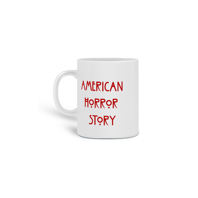 Caneca Cerâmica Estampa Série American Horror Story