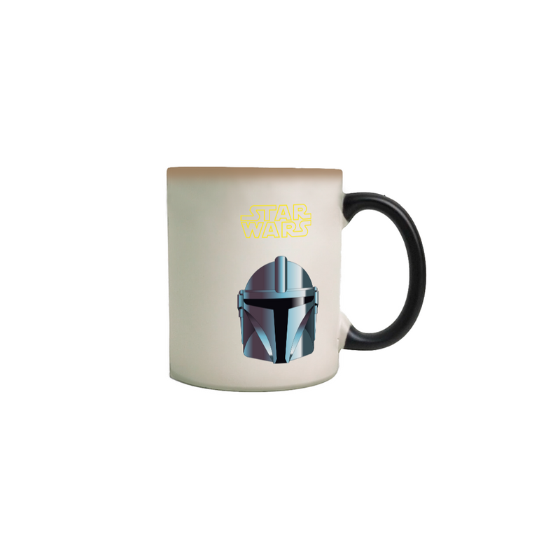 Caneca Mágica O Mandaloriano Star Wars The Mandalorian Estampada