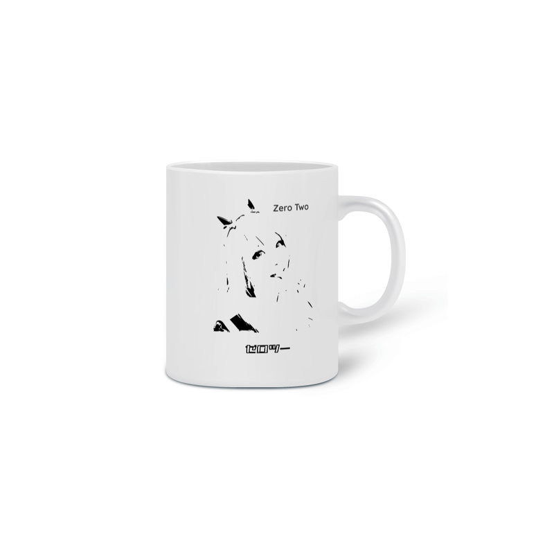 Caneca Cerâmica Estampa Anime - Zero Two: Darling in the FranXX