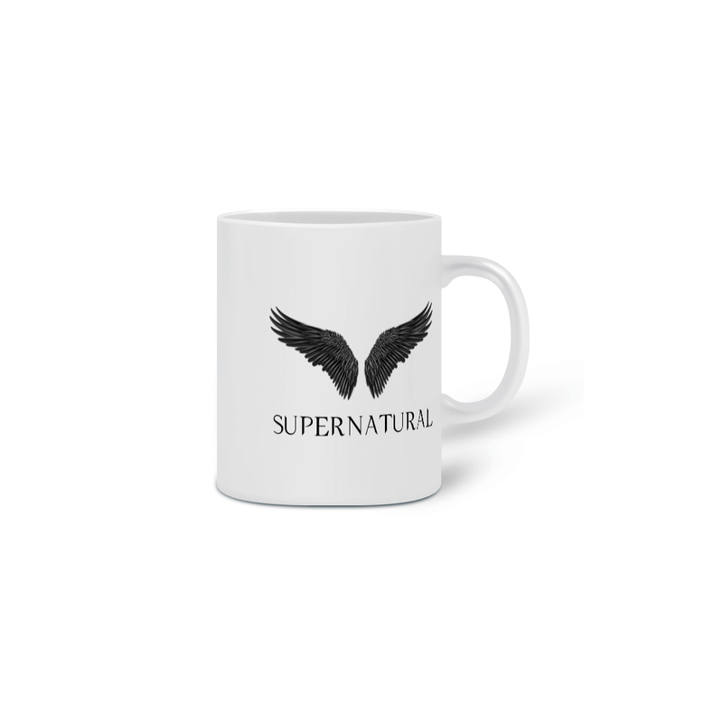 Caneca Cerâmica com Estampa da Série Supernatural - Sobrenatural Versão 2