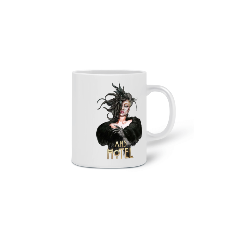 Caneca Cerâmica Estampa Série American Horror Story Lady Gaga