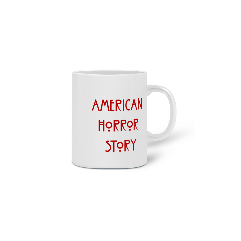 Caneca Cerâmica Estampa Série American Horror Story