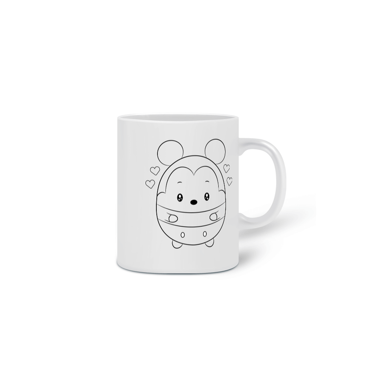 Caneca Cerâmica Estampa Mickey Fofo