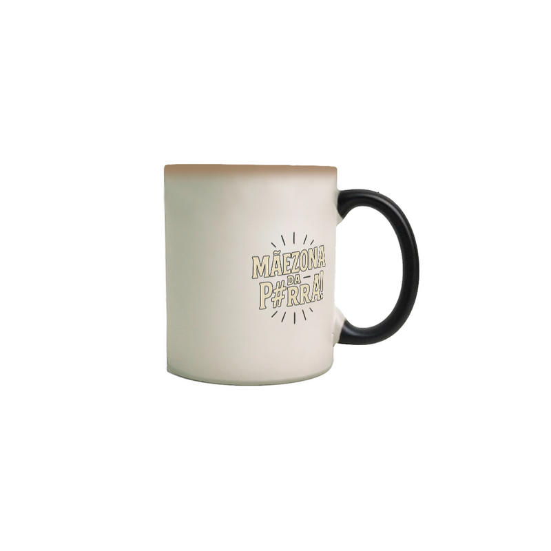 Caneca Mágica Estampada Frase Mãezona da P