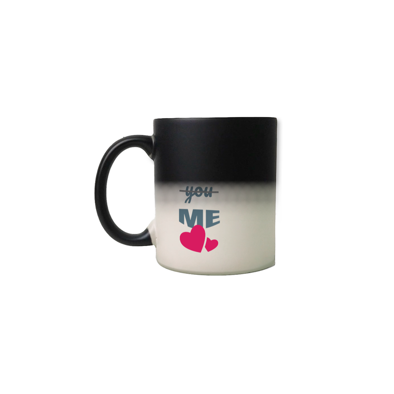 Caneca Mágica Estampa Frase - I love you, me