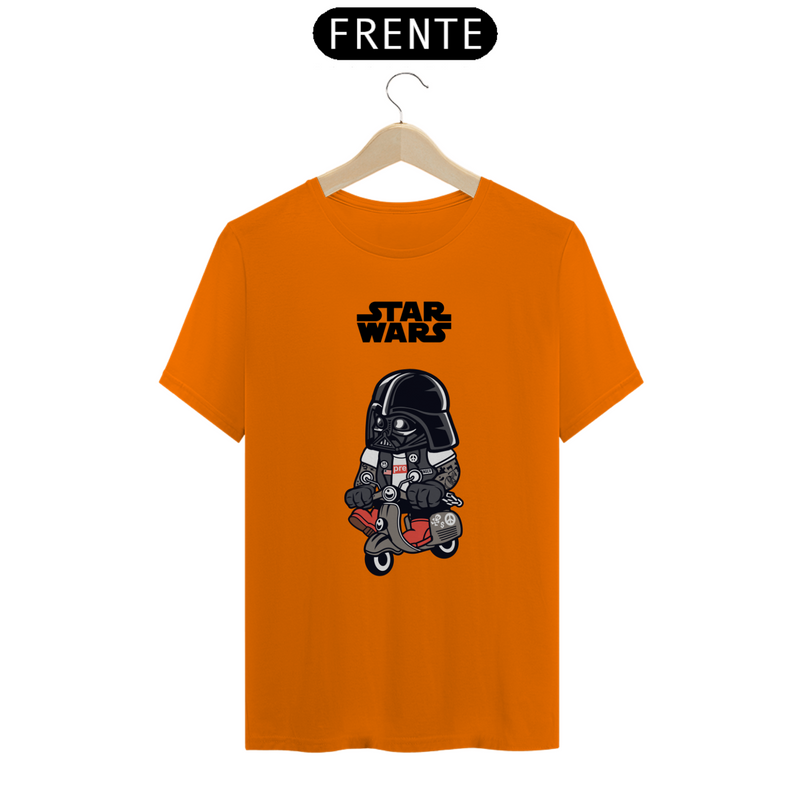 Camiseta Lord Darth Vader Cartoon Motoqueiro Star Wars Estampado Quality