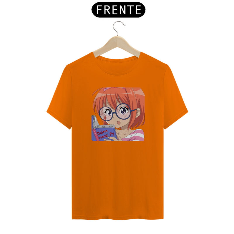 Camiseta Diário Nerdify Estampa Que Uma Nerd Linda Está Lendo Quality