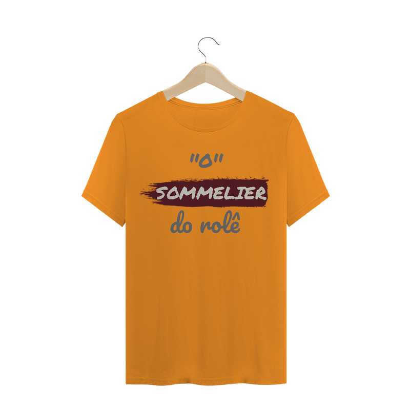 Camiseta Quality Estampa Frase - O Sommelier do rolê