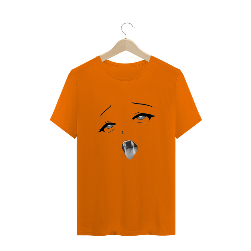 Camiseta Ahegao Princess Anime Hentai Estampada - Estampa Quality