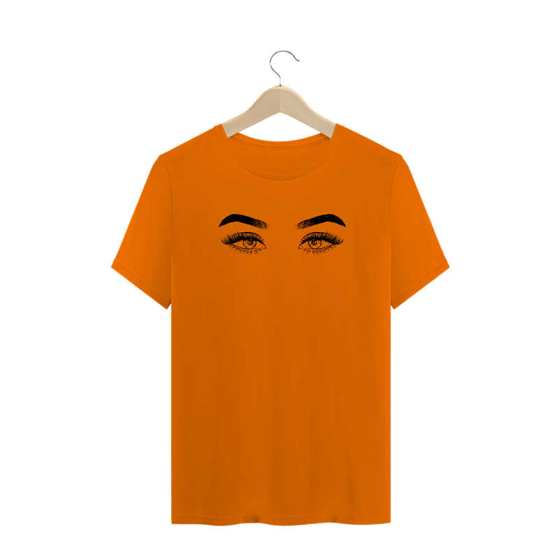 Camiseta Olhos de Mulher Estampada Desenho Estampa Quality