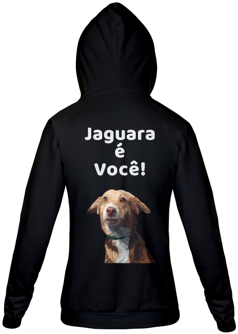 Jaqueta Moletom Masculino Estampa Cachorro Jaguara é você