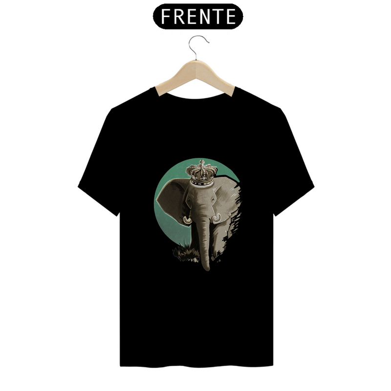 Camiseta Estampada Elephunk - Estampa Rei Elefante África Quality