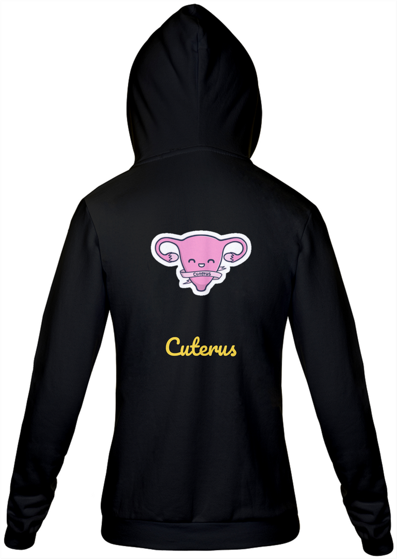 Jaqueta Moletom Feminino com Estampa Cuterus - Cute Uterus