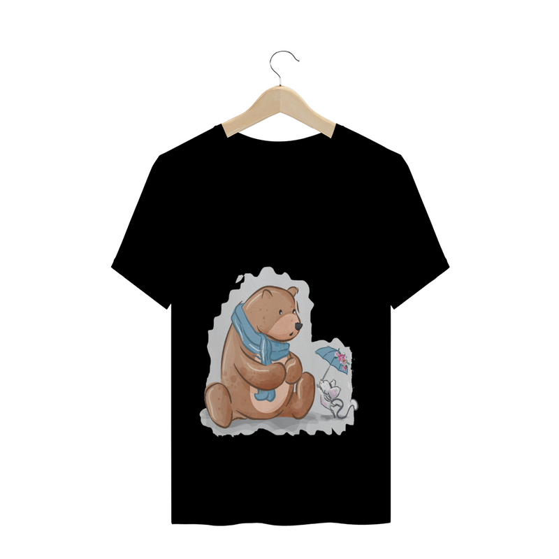 Camiseta Quality Estampa Urso Fofo