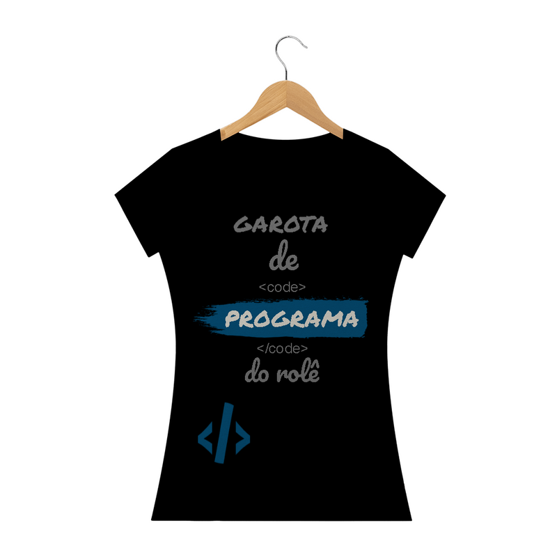 Camiseta Baby Long Quality Estampa Frase - Garota de Programa do rolê