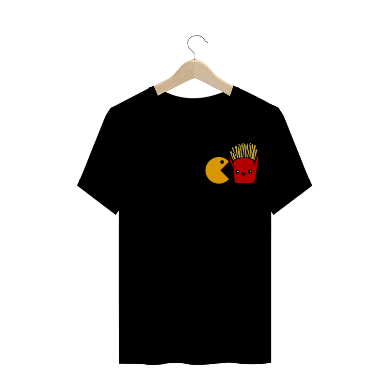 Camiseta Quality Estampa PAC-MAN com Fritas