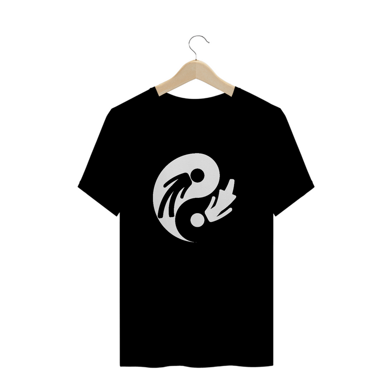 Camiseta Estampa Casal Yin and Yang Quality Estampada