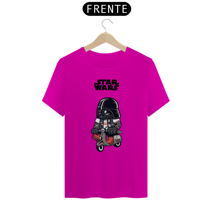 Camiseta Lord Darth Vader Cartoon Motoqueiro Star Wars Estampado Quality