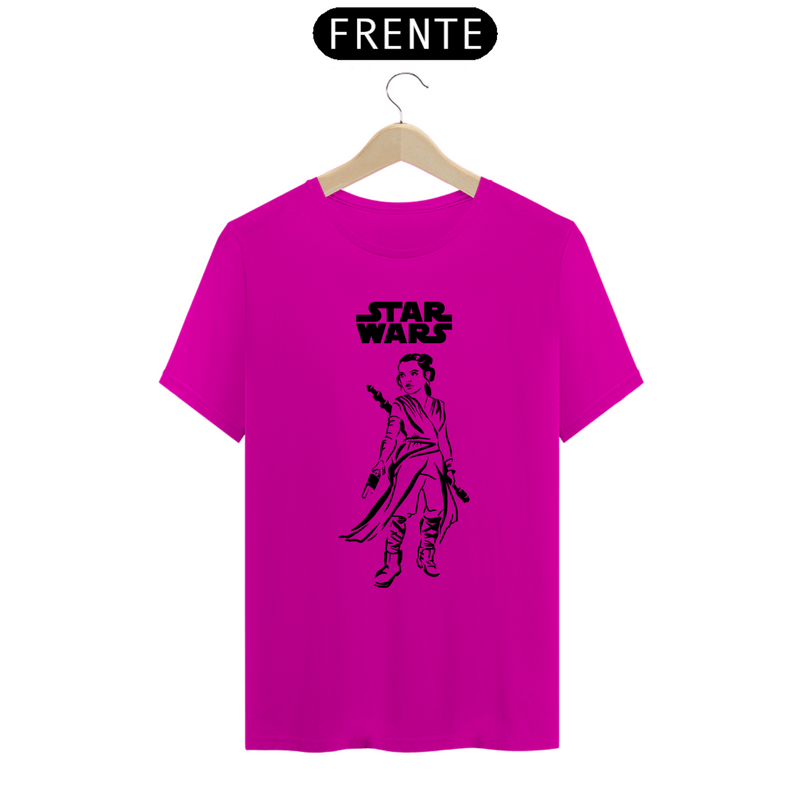 Camiseta Rey Star Wars Rey Daisy Ridley Estampada Quality