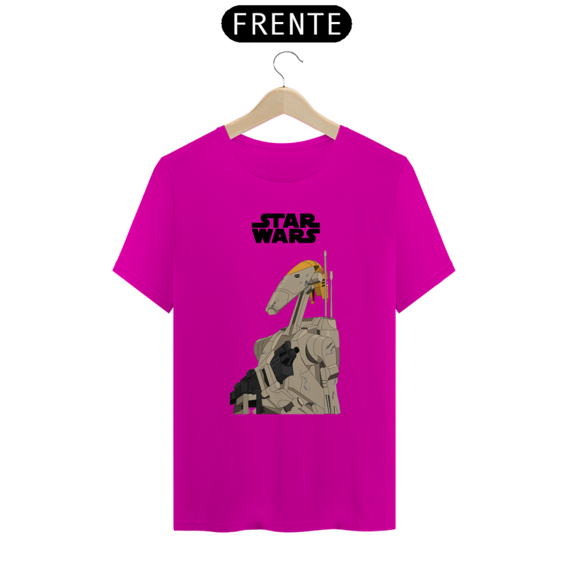 Camiseta Robô Androide B1 Star Wars Estampada Quality