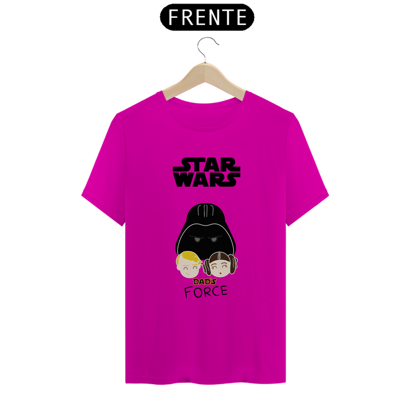 Camiseta Dads Force Filme Star Wars Papai Estampada Quality