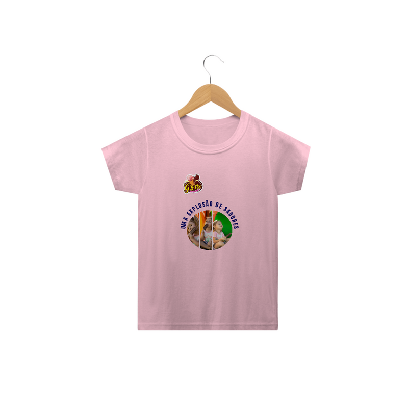 Camiseta Gratto Sorvetes Classic Infantil Uma Explosão de Sabores