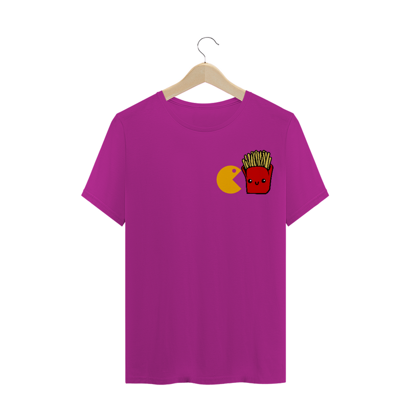 Camiseta Quality Estampa PAC-MAN com Fritas