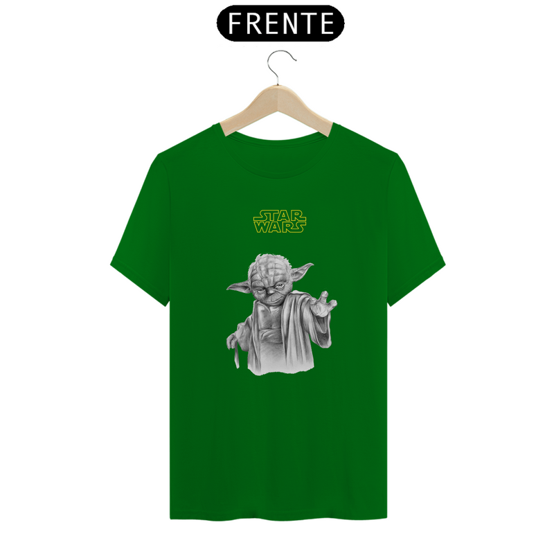 Camiseta Mestre Yoda Star Wars Master Estampada - Quality