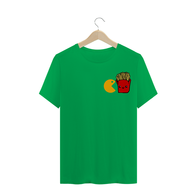 Camiseta Quality Estampa PAC-MAN com Fritas