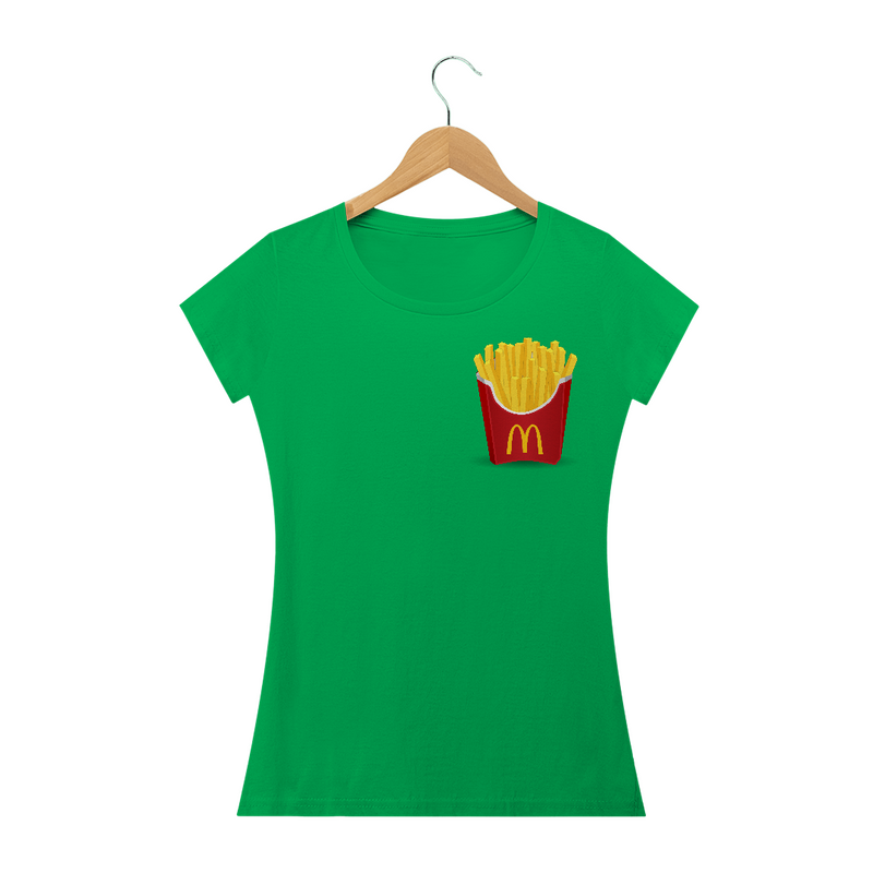 Camiseta Baby Long Quality Batata Frita Do Mc Donalds Tumblr Lanchonete