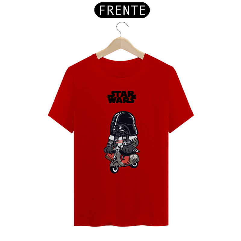 Camiseta Lord Darth Vader Cartoon Motoqueiro Star Wars Estampado Quality