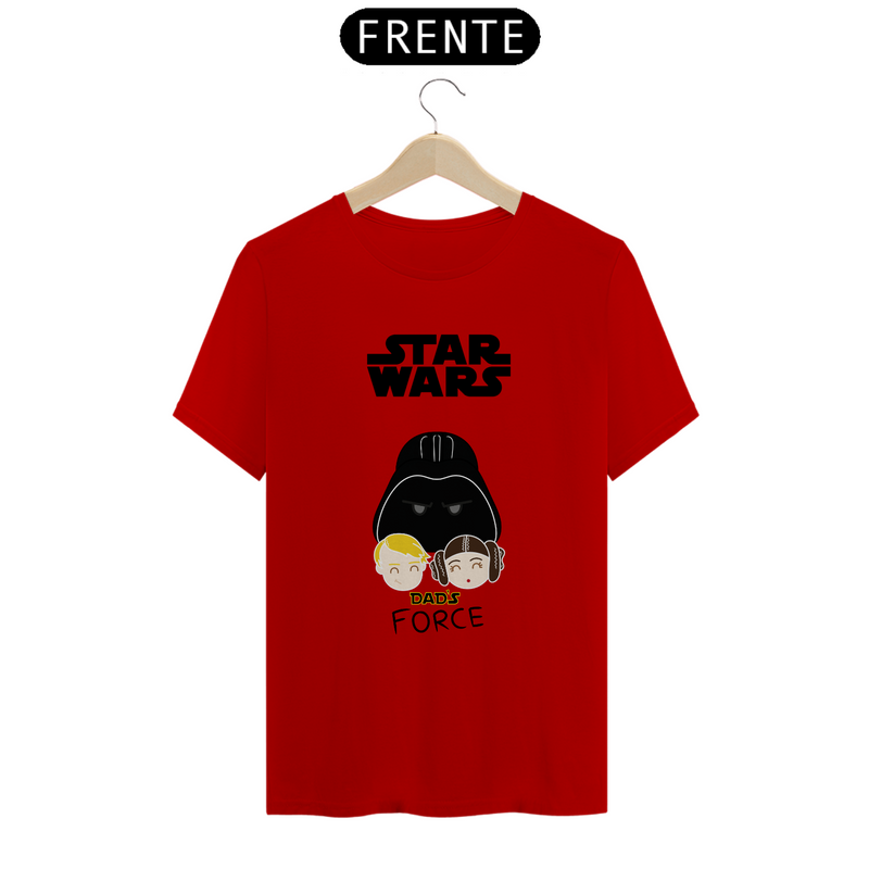 Camiseta Dads Force Filme Star Wars Papai Estampada Quality