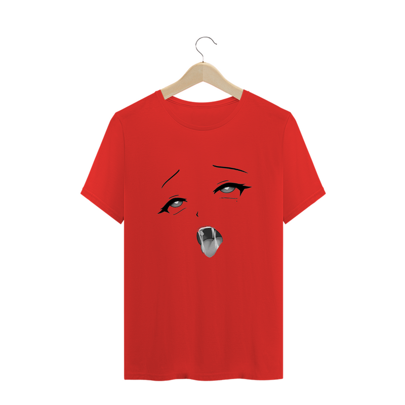 Camiseta Ahegao Princess Anime Hentai Estampada - Estampa Quality